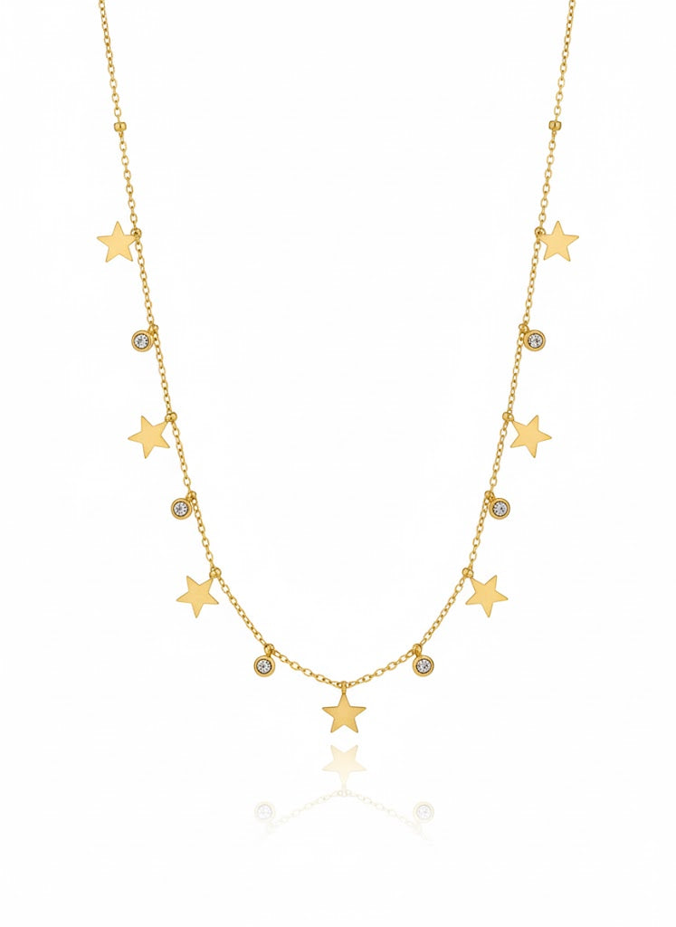 Collier Étoiles & Zircon